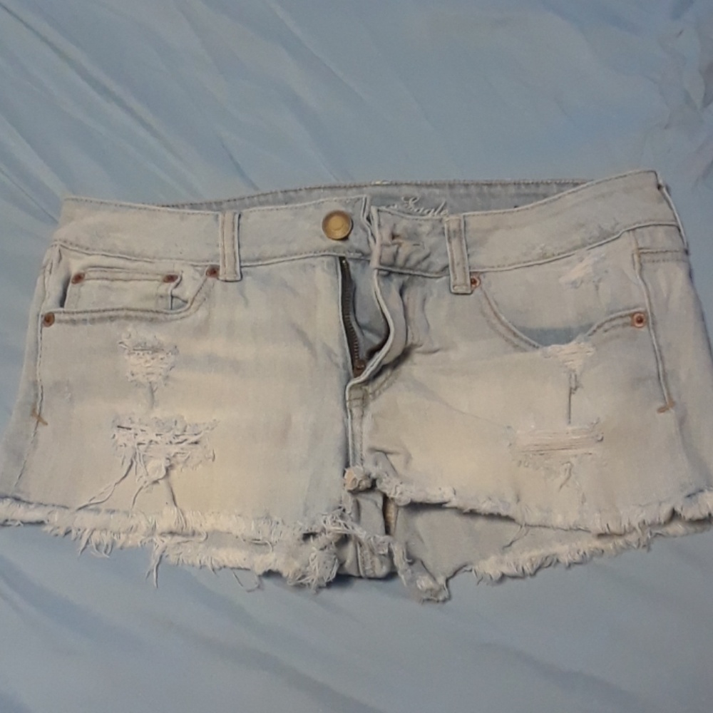 Denim shorts
